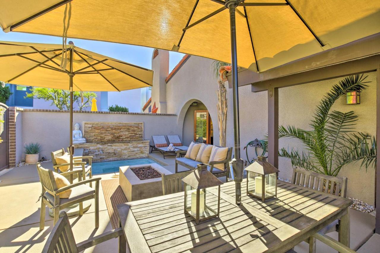 Dtwn Palm Springs Condo Bbq, Pool, Fire Pit, Etc! Exterior photo